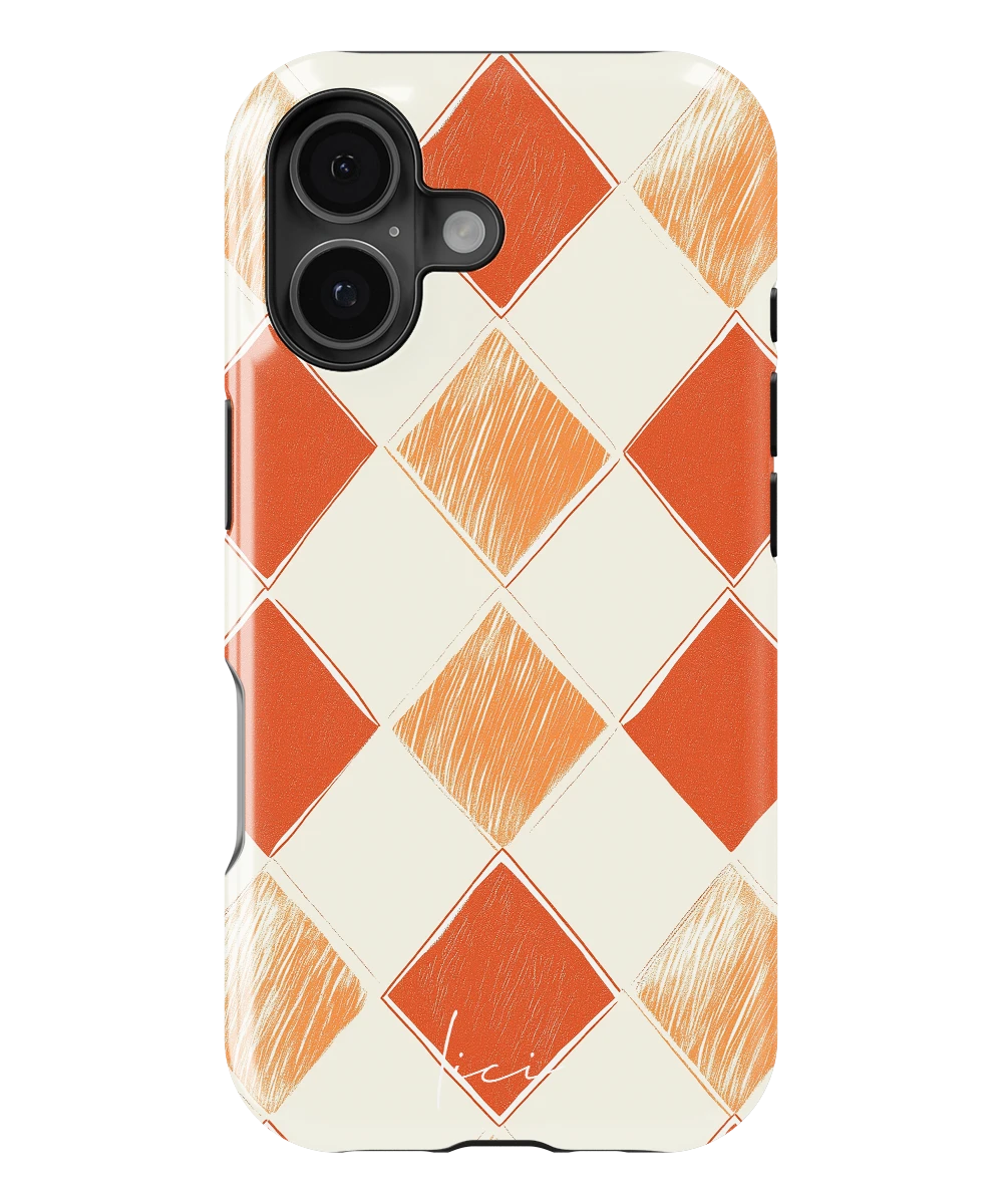 Orange Rhombus - iPhone 17