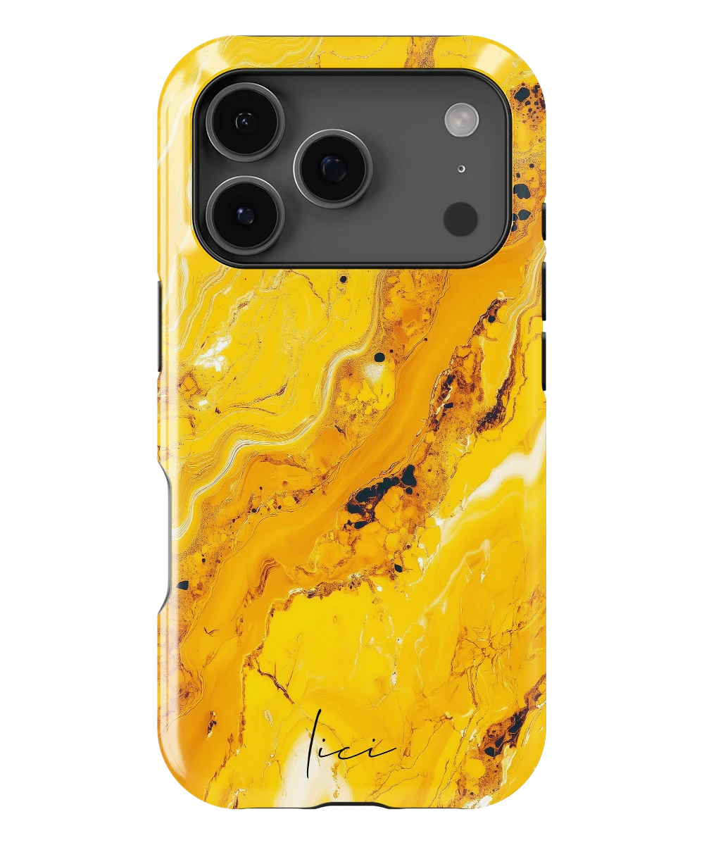 Yellow Marble - iPhone 17 Pro