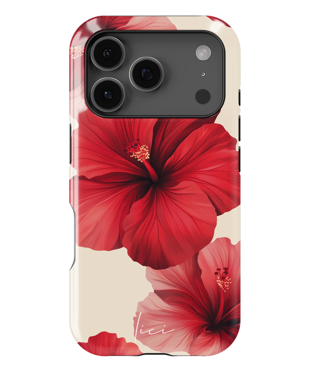 Red Hibiscus - iPhone 17 Pro