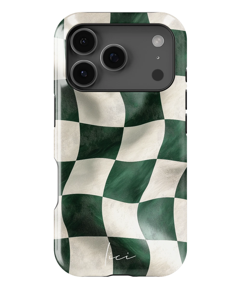 Green Chessboard - iPhone 17 Pro