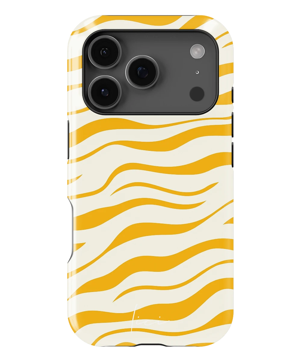 Stylish Yellow Zebra - iPhone 17 Pro