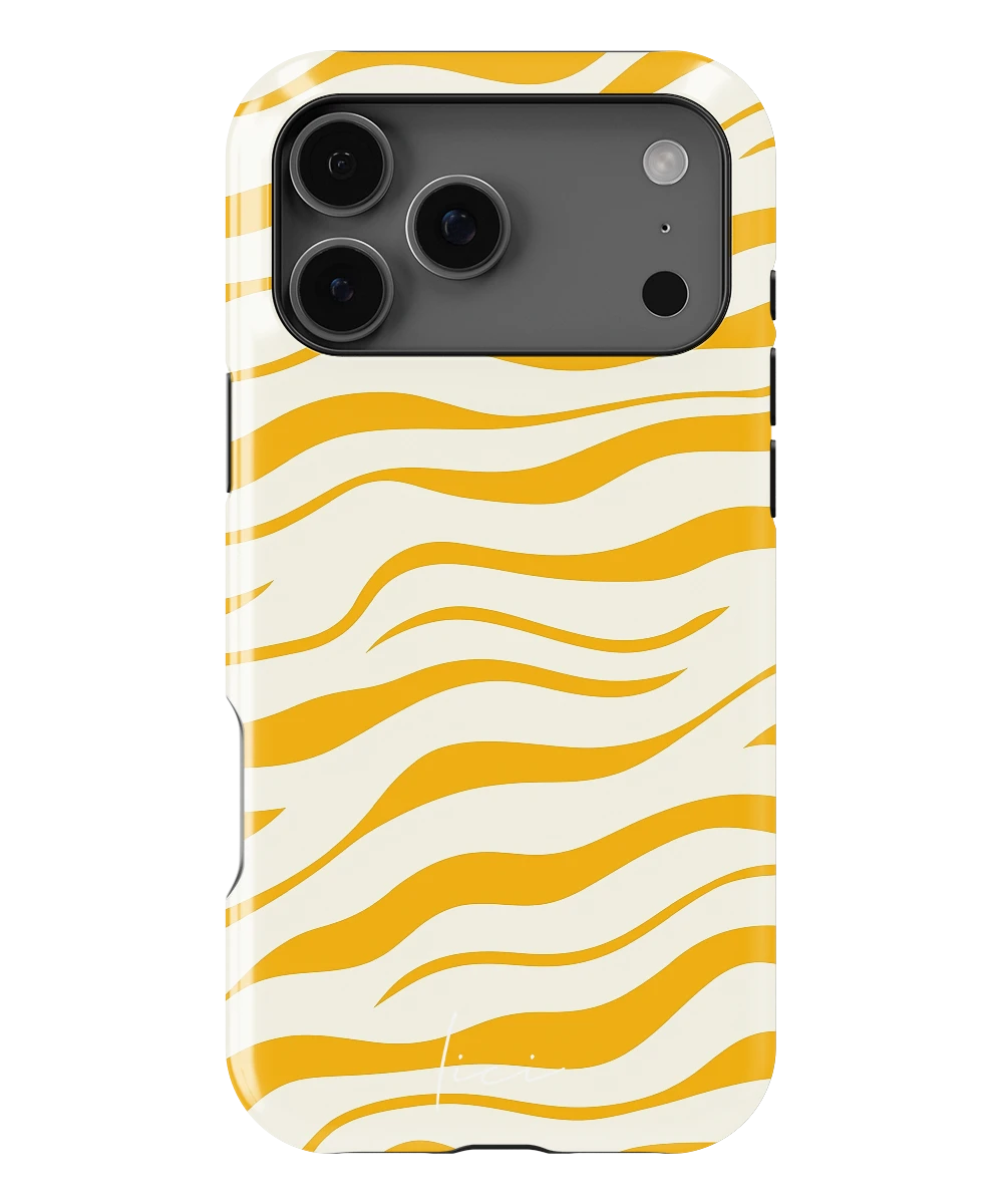 Stylish Yellow Zebra - iPhone 17 Pro Max