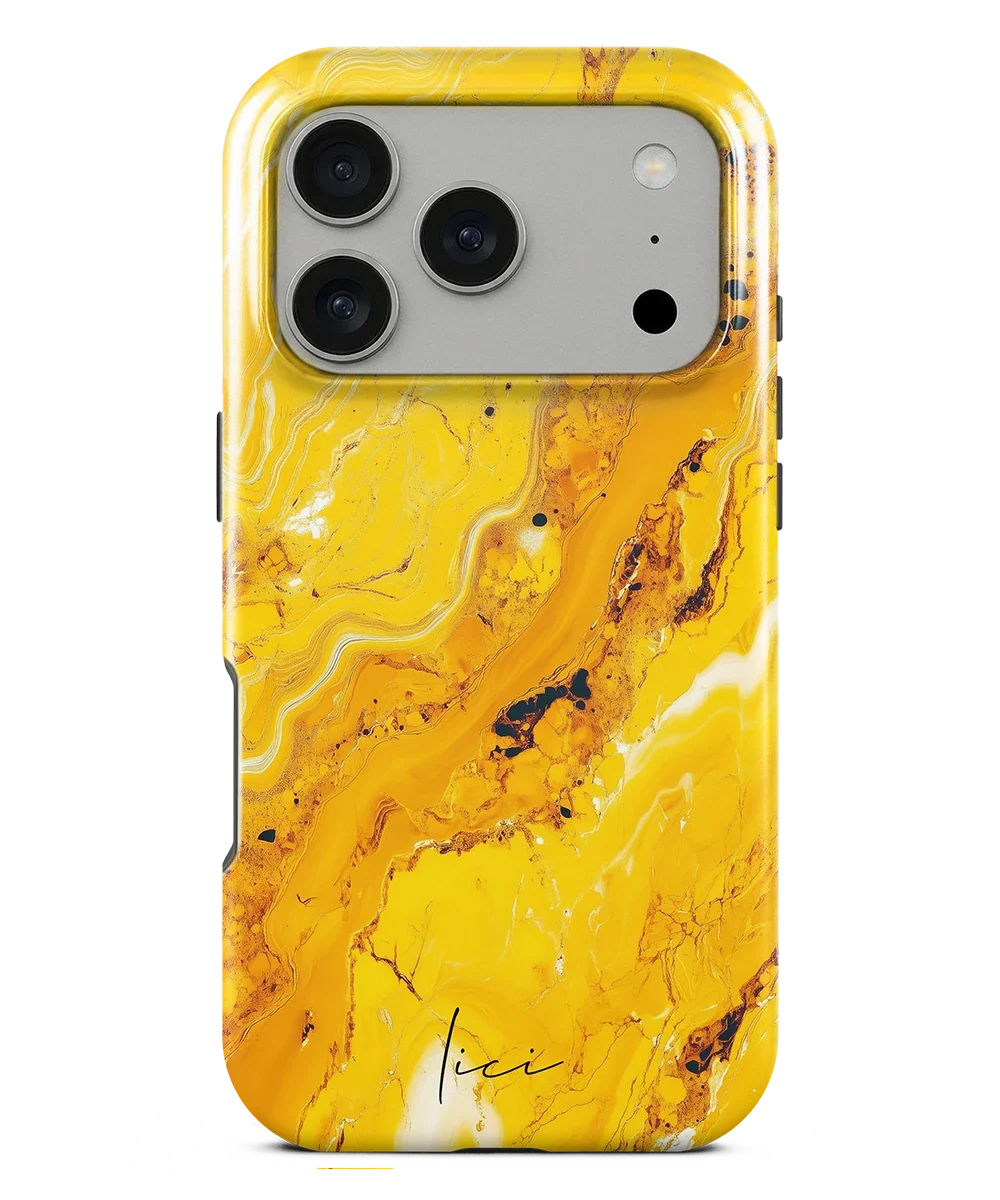 Yellow Marble - iPhone 18 Pro