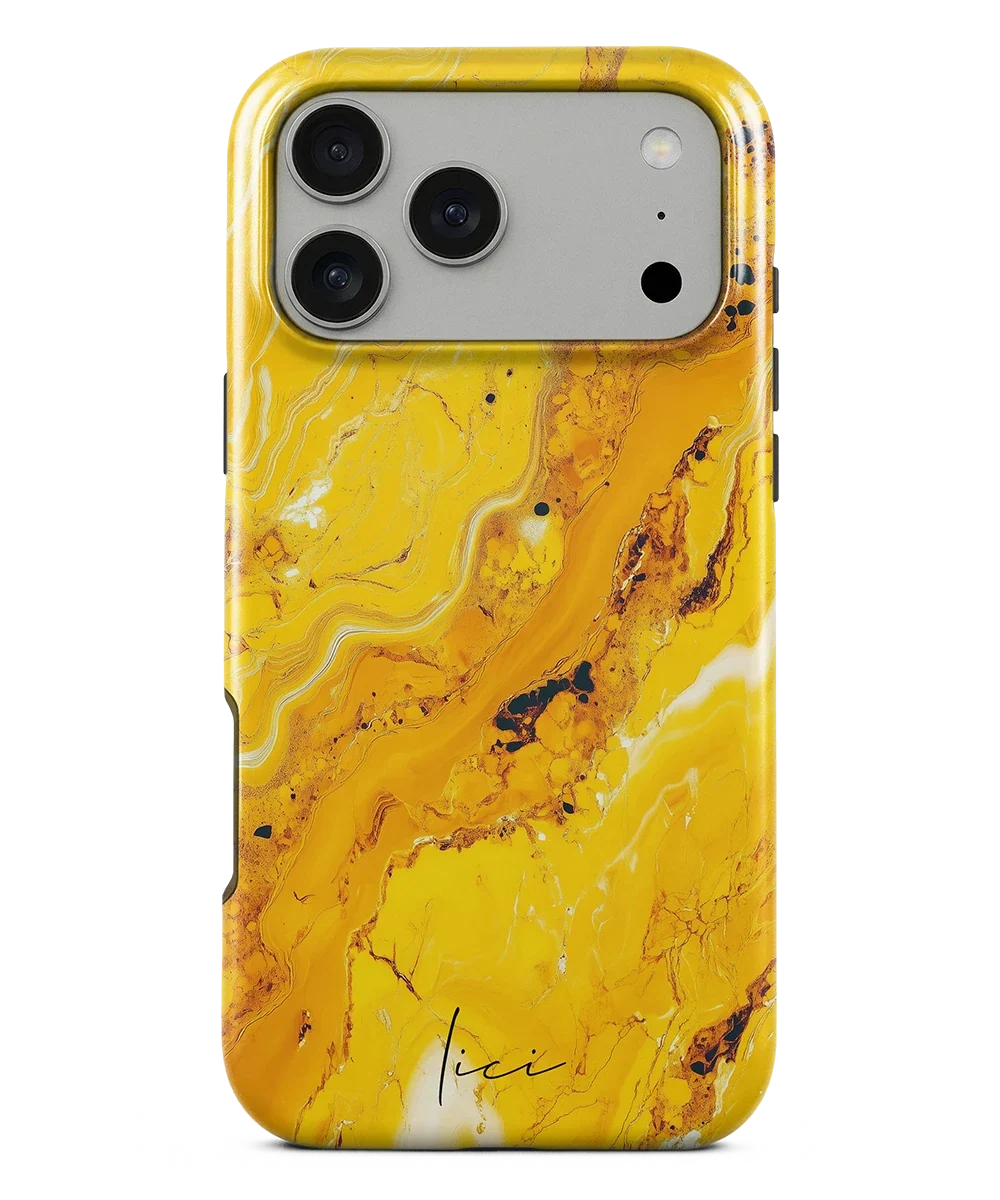 Yellow Marble - iPhone 18 Pro Max