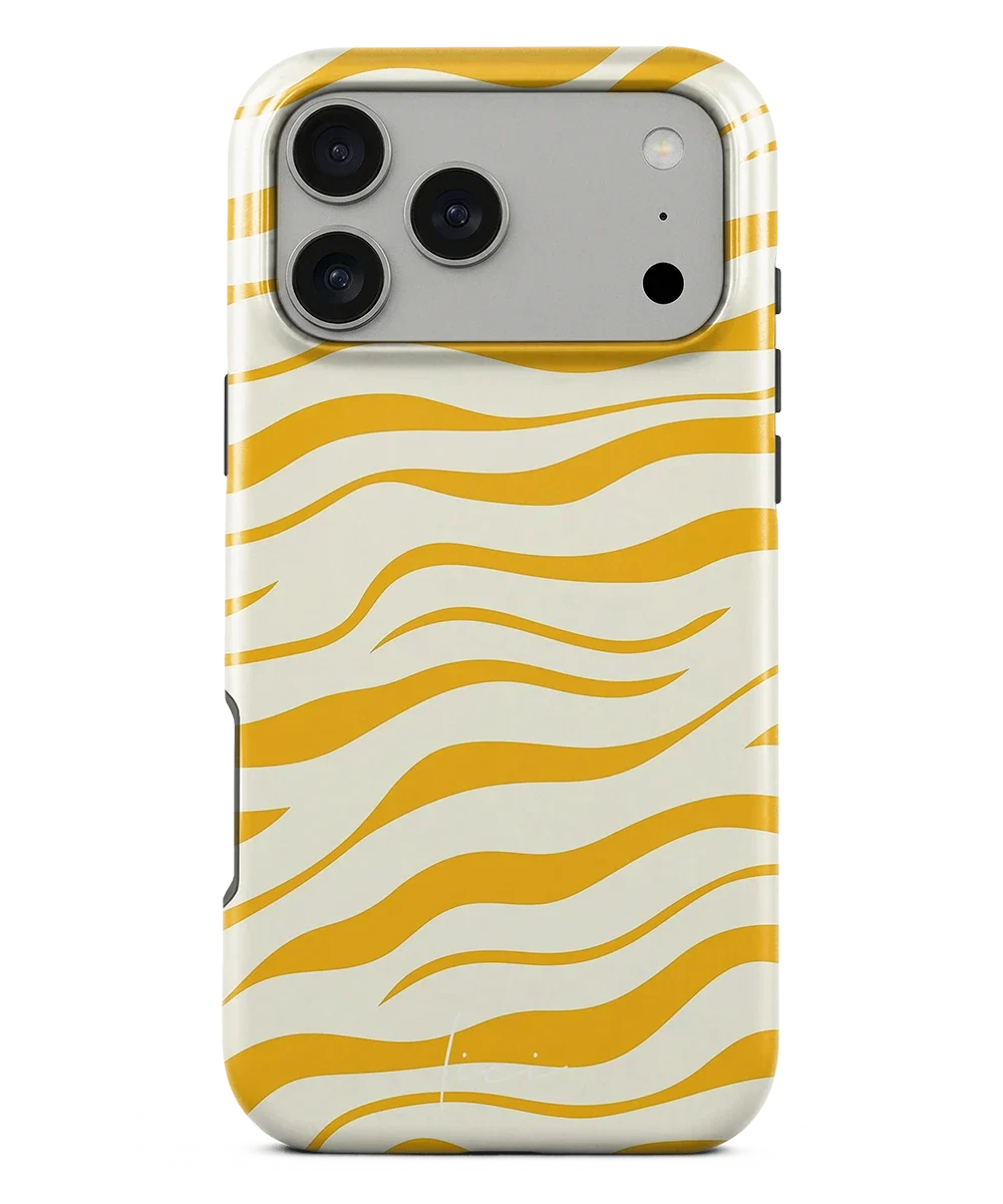 Stylisches gelbes Zebra - iPhone 18 Pro Max