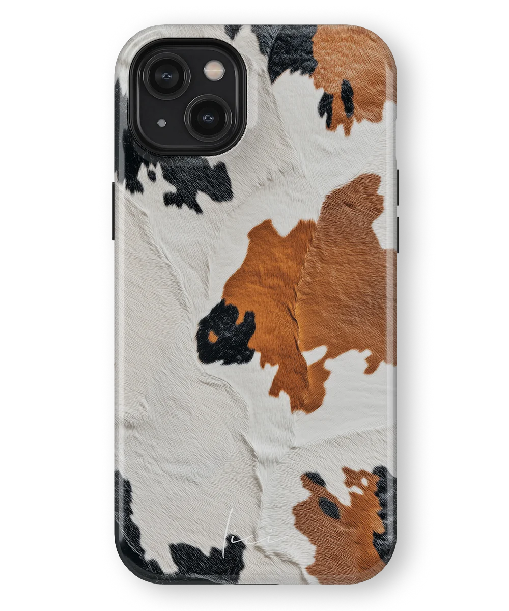 Luxury Brown Cow - iPhone 14 Plus
