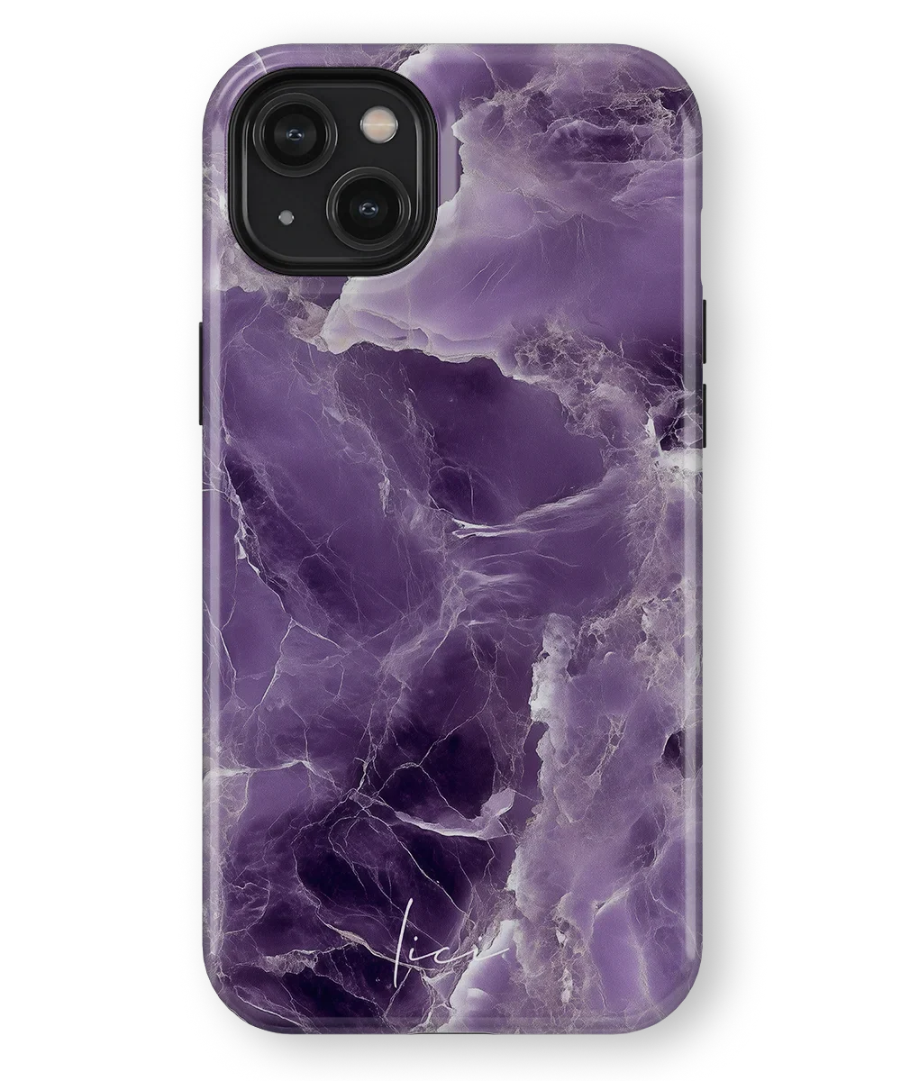 Purple Marble - iPhone 14 Plus