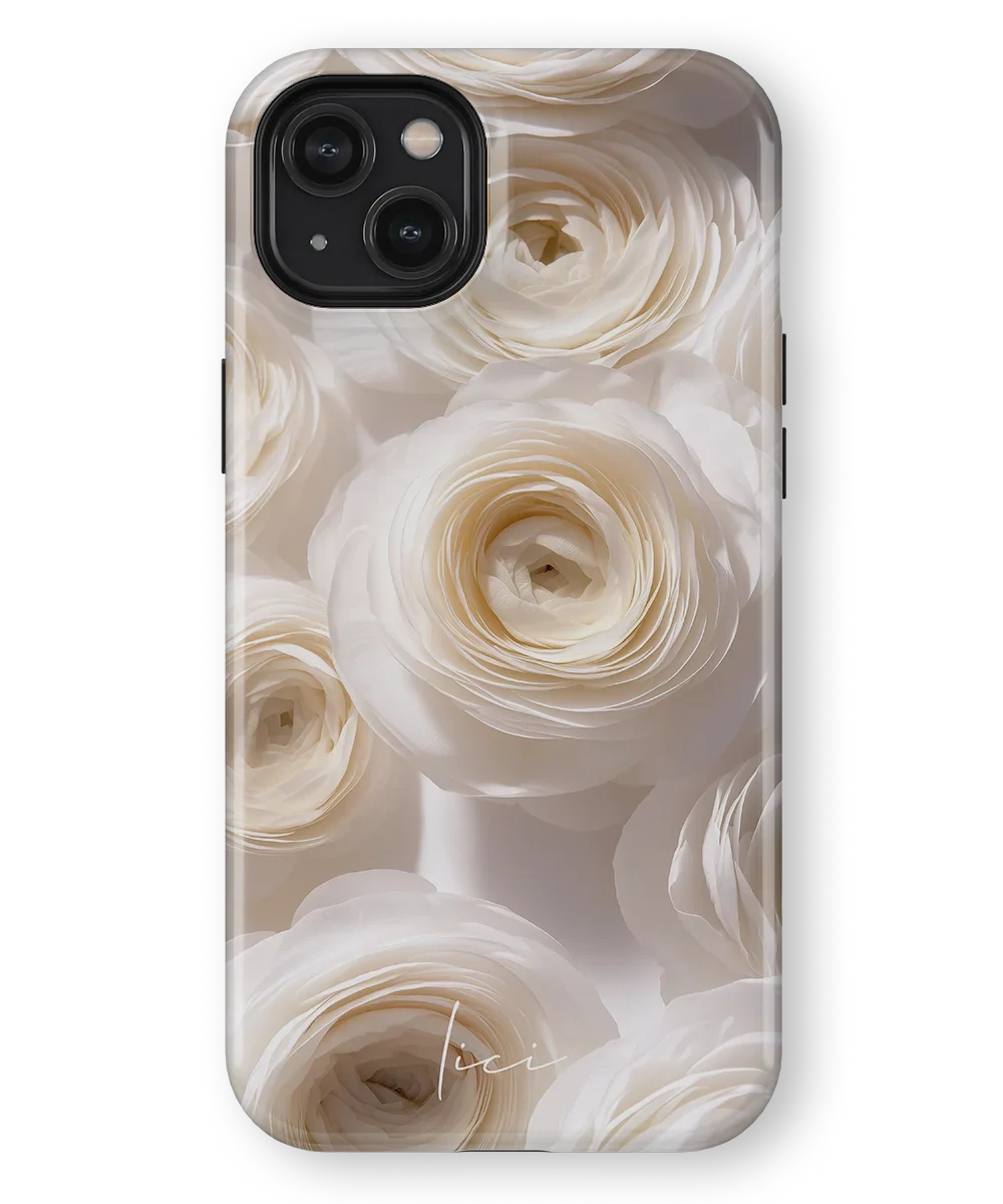 White Ranunculus - iPhone 14 Plus