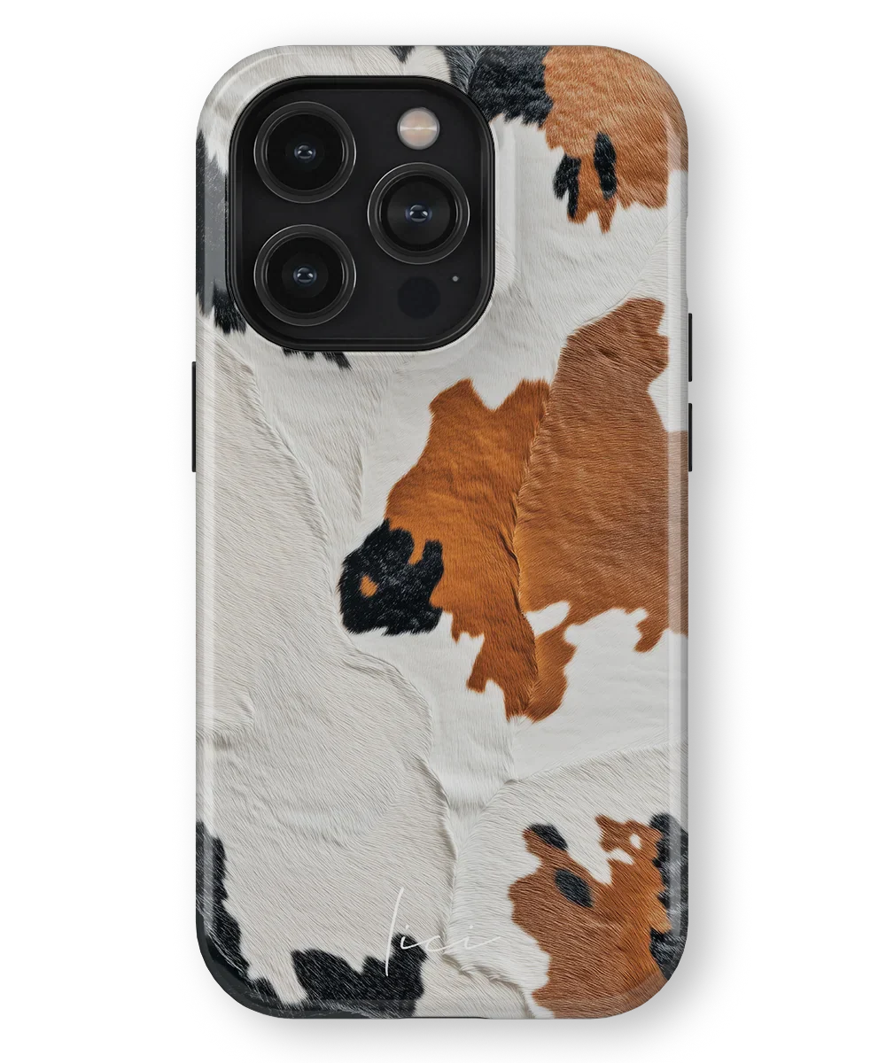 Luxury Brown Cow - iPhone 14 Pro