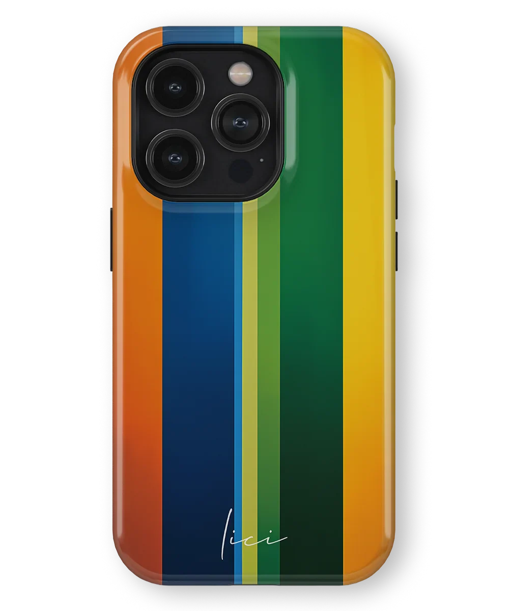 Striped Color Block - iPhone 14 Pro