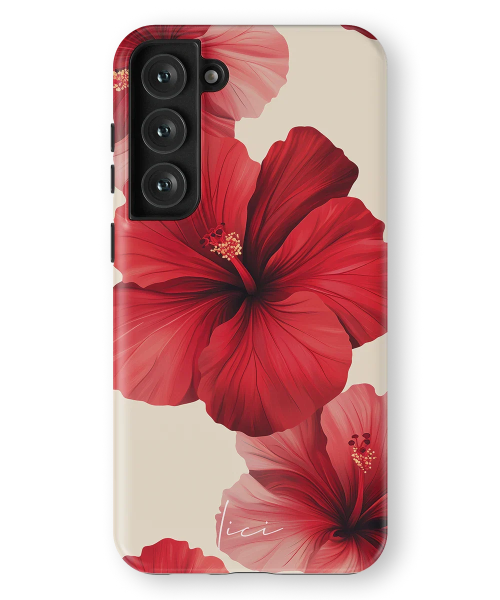 Czerwony Hibiskus - Samsung Galaxy S23 Plus