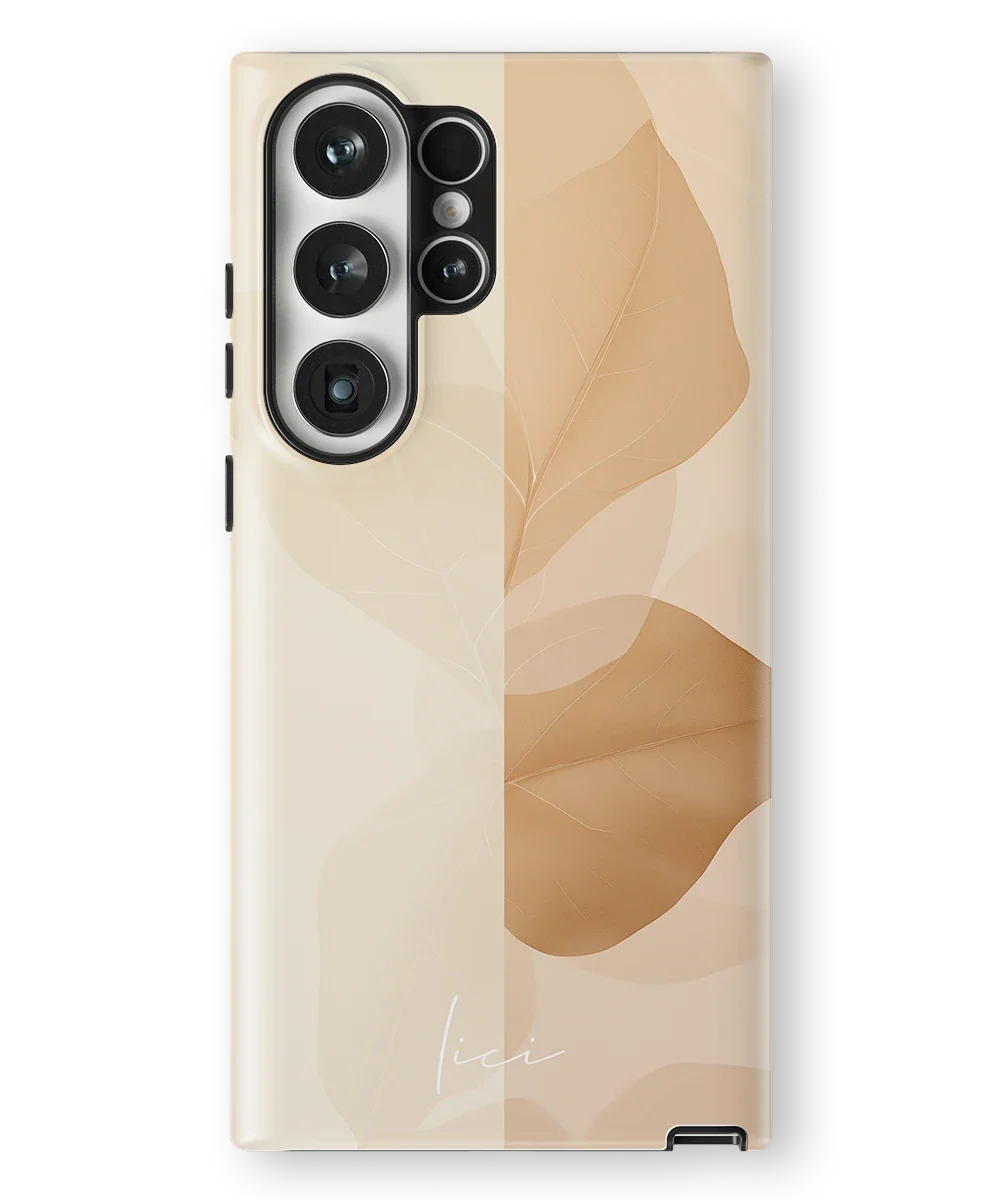 Pastel Leaves - Samsung Galaxy S23 Ultra