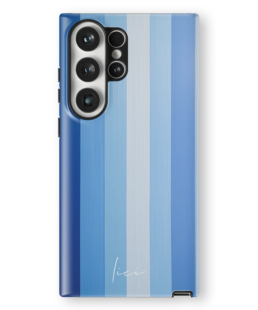 Striped Blue Block - Samsung Galaxy S23 Ultra