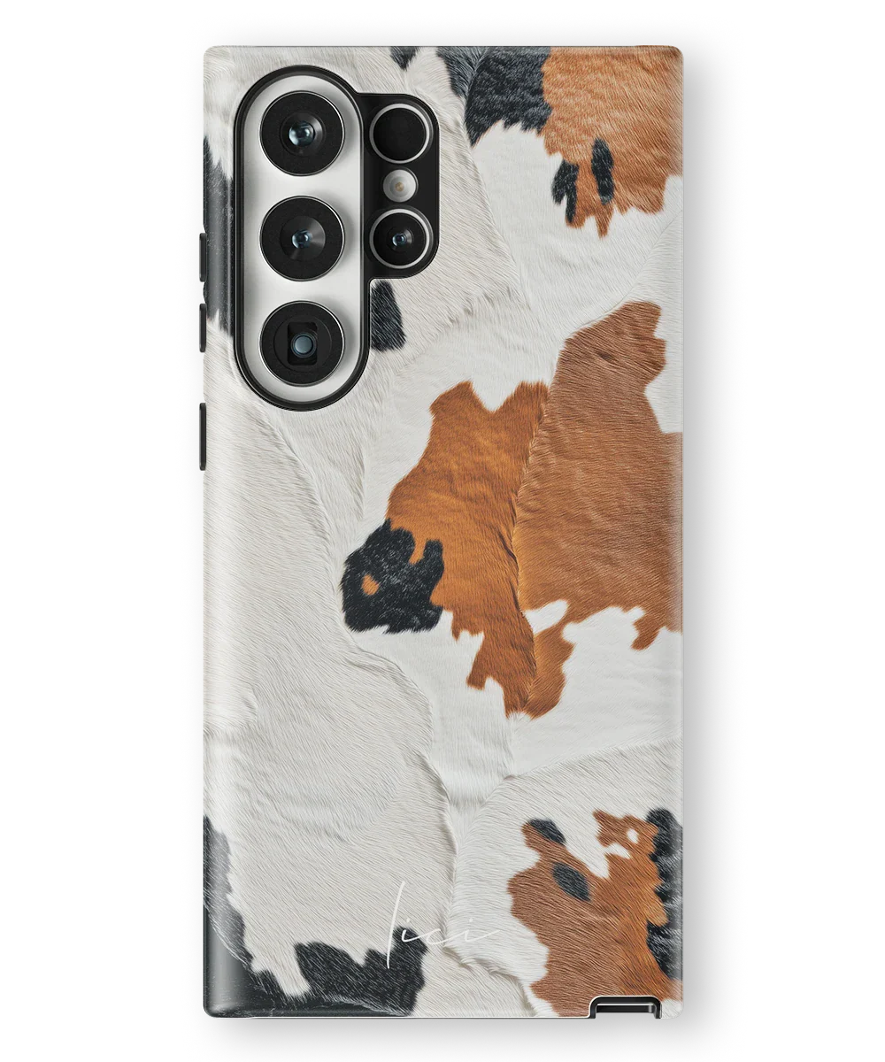 Luxury Brown Cow - Samsung Galaxy S23 Ultra