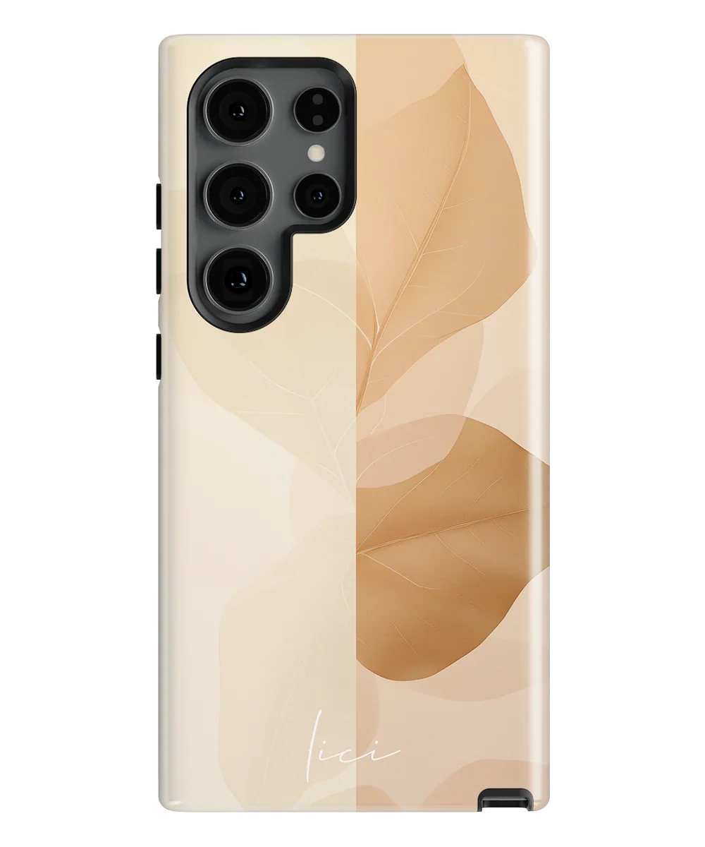 Pastel Leaves - Samsung Galaxy S24 Ultra