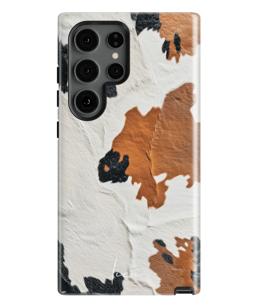 Luxury Brown Cow - Samsung Galaxy S24 Ultra