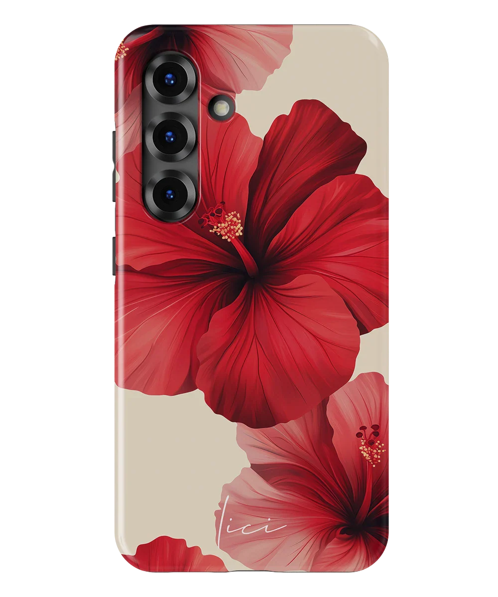 Czerwony Hibiskus - Samsung Galaxy S25