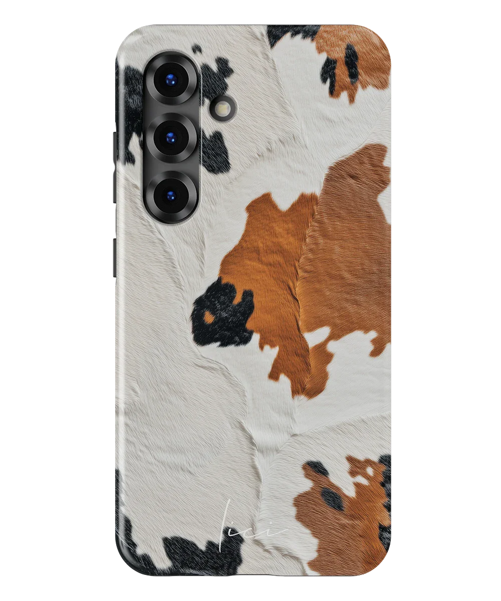 Luxury Brown Cow - Samsung Galaxy S25