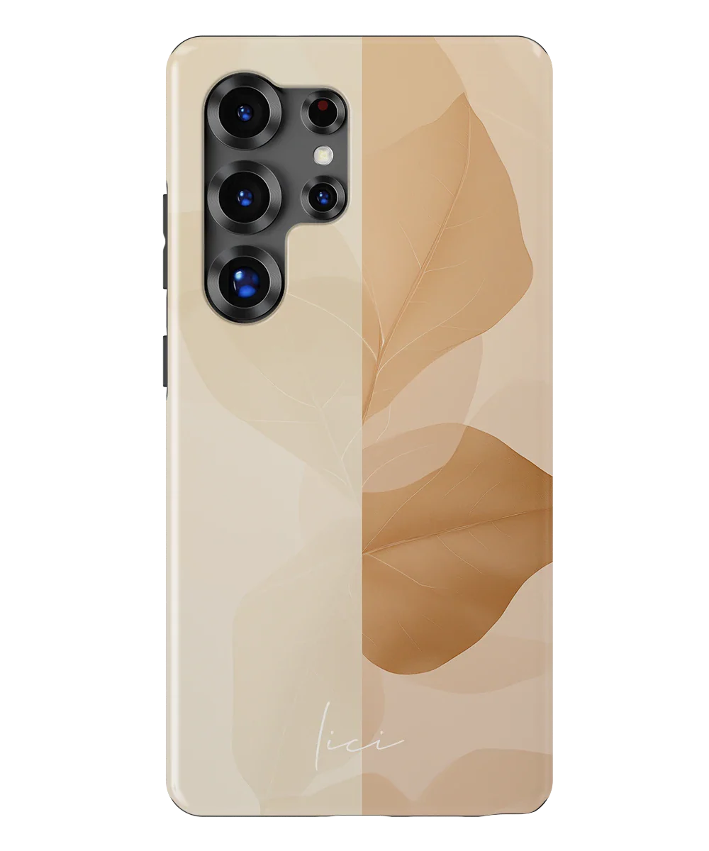 Pastel Leaves - Samsung Galaxy S25 Ultra