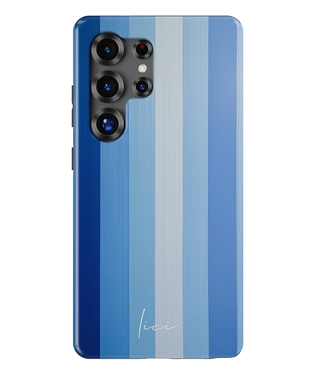 Striped Blue Block - Samsung Galaxy S25 Ultra