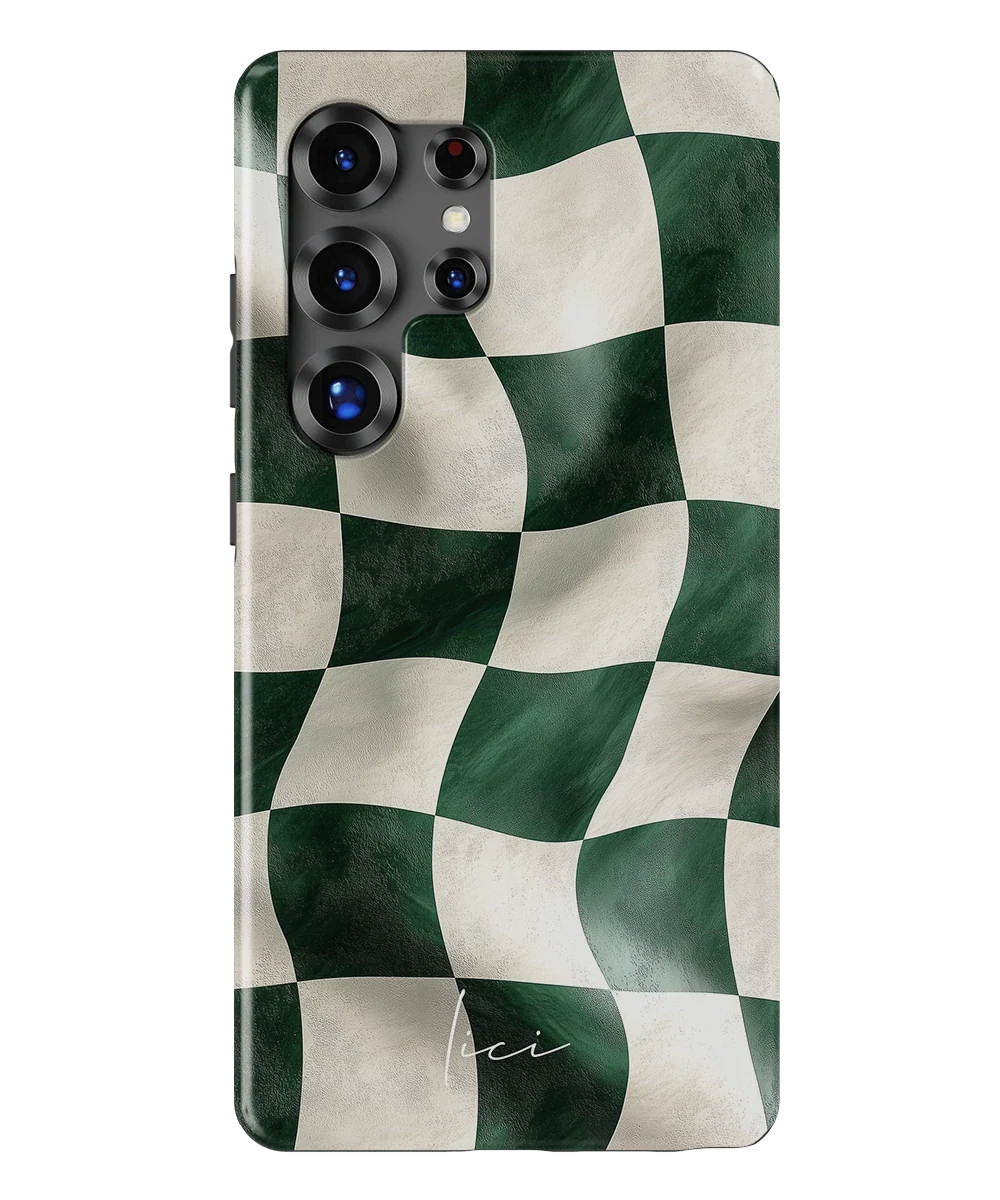 Green Chessboard - Samsung Galaxy S25 Ultra